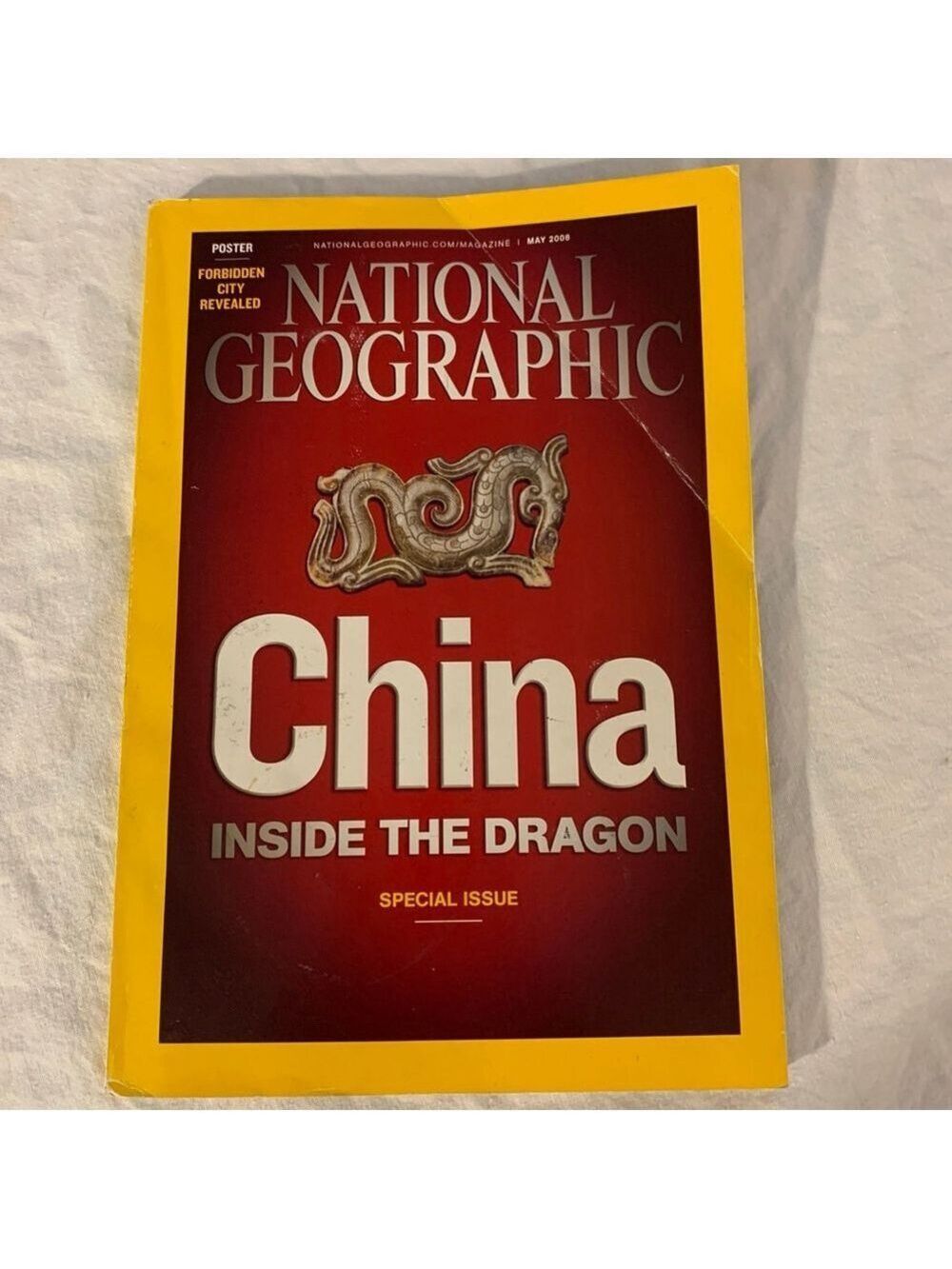 National Geographic China Special Issue May 2008 Red Yellow Accents